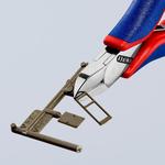 Бокорезы для электроники, округлая головка, 115 мм KNIPEX 77 22 115 SB