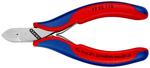 Бокорезы для электроники, округлая головка, 115 мм KNIPEX 77 22 115 SB