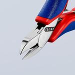 Бокорезы для электроники, округлая головка, 115 мм KNIPEX 77 22 115 SB