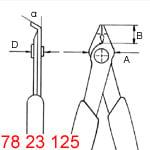 Кусачки для электроники прецизионные Electronic Super Knips ® KNIPEX 78 23 125