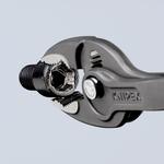 Захватные клещи KNIPEX TwinGrip 200мм, обливные рукоятки, держатель-еврослот 8201200SB