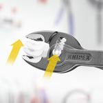 Захватные клещи KNIPEX TwinGrip 200мм, двухкомпонентные рукоятки 8202200