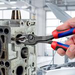 Захватные клещи KNIPEX TwinGrip 200мм, двухкомпонентные рукоятки 8202200