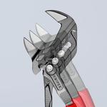 Клещи переставные-гаечный ключ фосфатированные, серого цвета 250 мм KNIPEX 8601250SB