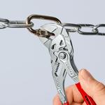 Клещи переставные-гаечный ключ, хромированные 180 мм KNIPEX 8603180SB