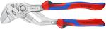 Клещи переставные-гаечный ключ , хромированные 180 мм KNIPEX 8605180TBK