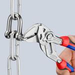 Клещи переставные-гаечный ключ , хромированные 180 мм KNIPEX 8605180TBK