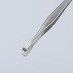 Пинцет позиционный, 143 мм, гладкие губки под 90° KNIPEX 92 01 07