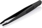 Пинцет углепластиковый ESD, 115 мм, гладкие прямые тупые губки KNIPEX 92 09 04 ESD