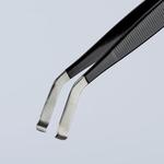 Пинцет позиционный ESD, 120 мм, гладкие губки под 35° KNIPEX 92 16 01 ESD