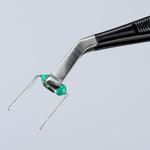 Пинцет позиционный ESD, 120 мм, гладкие губки под 35° KNIPEX 92 16 01 ESD
