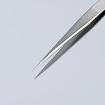 Пинцет прецизионный, 110 мм, гладкие прямые игловидные губки KNIPEX 92 21 02