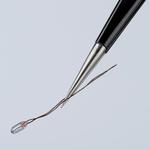 Пинцет универсальный ESD, 140 мм, гладкие прямые игловидные губки KNIPEX 92 21 03 ESD