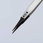 Пинцет ESD гладкие прямые заострённые губки KNIPEX 92 81 02