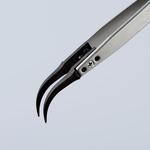 Пинцет ESD гладкие заострённые губки под 60° KNIPEX 92 81 03