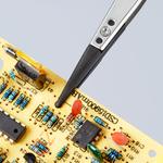 Пинцет ESD гладкие прямые тупые губки KNIPEX 92 81 04