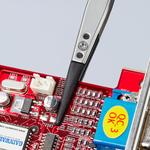 Пинцет ESD гладкие прямые тупые губки KNIPEX 92 81 04