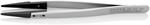 Пинцет ESD гладкие прямые тупые губки KNIPEX 92 81 04