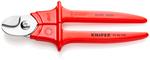 Кабелерез VDE, Ø 16 мм (50 мм²), 230 мм, нерж. хирургическая сталь KNIPEX 95 06 230 SB