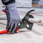 Резак для кабелей (по принципу трещоточного ключа) KNIPEX 95 31 280