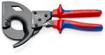 Резак для кабелей (по принципу трещоточного ключа) KNIPEX 95 31 280