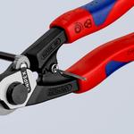Тросорез компактный, 190 мм, обжим гильз на боуденовские тросы KNIPEX 95 62 190 SB