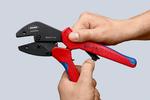 Обжимные клещи с магазином для смены плашек MultiCrimp® KNIPEX 97 33 01
