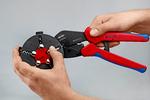 Обжимные клещи с магазином для смены плашек MultiCrimp® KNIPEX 97 33 01