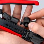 Компрессионный инструмент для штекера на коаксиальный кабель KNIPEX 97 40 20 SB