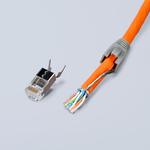 Пресс-клещи для штекеров RJ 45 3-в-1, кол-во гнёзд: 1, 8-пин 8P8C, резка и зачистка кабеля, 190 мм, в блистере KNIPEX 97 51 13 SB