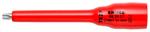Головка торцевая VDE 3/8" с вставкой-битой TORX, TX27, диэлектрическая KNIPEX 98 29 27