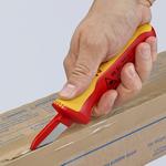 Нож для кабеля VDE, пластиковый защитный обух, 190 мм KNIPEX 98 54 SB