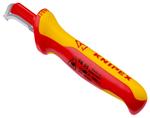 Нож с пяткой для снятия изоляции KNIPEX 98 55