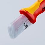Нож с пяткой для снятия изоляции KNIPEX 98 55