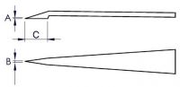 Пинцет углепластиковый ESD, 115 мм, гладкие прямые игловидные губки KNIPEX 92 09 02 ESD KN-920902ESD