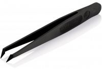 Пинцет углепластиковый ESD, 110 мм, гладкие заострённые губки под углом KNIPEX 92 09 03 ESD KN-920903ESD