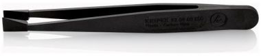 Пинцет углепластиковый ESD, 115 мм, гладкие прямые тупые губки KNIPEX 92 09 05 ESD KN-920905ESD ― KNIPEX