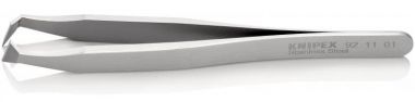 Пинцет режущий, мартенситная сталь, 115 мм, гладкие изогнутые губки KNIPEX 92 11 01 KN-921101 ― KNIPEX