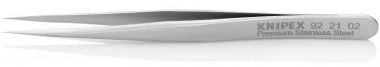 Пинцет прецизионный, 110 мм, гладкие прямые игловидные губки KNIPEX 92 21 02 KN-922102 ― KNIPEX