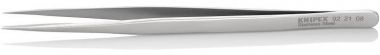 Пинцет универсальный, 140 мм, гладкие прямые игловидные губки KNIPEX 92 21 08 KN-922108 ― KNIPEX