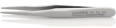 Минипинцет прецизионный, 70 мм, гладкие прямые игловидные губки KNIPEX 92 51 02 KN-925102 ― KNIPEX
