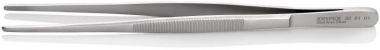 Пинцет универсальный, 200 мм, зазубренные прямые тупые губки KNIPEX 92 61 01 KN-926101 ― KNIPEX