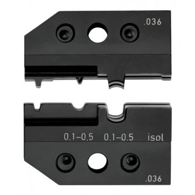 Плашка опрессовочная под изолированные и неизолированные контактные гильзы, 0.1 - 0.5 мм2 KNIPEX 97 49 21 KN-974921 ― KNIPEX